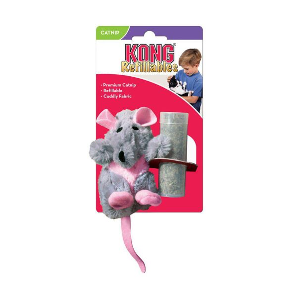 Kong katteleke rotte med catnip refill